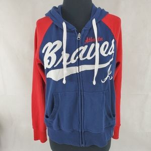 Atlanta Braves Zip Up Hooded Jacket